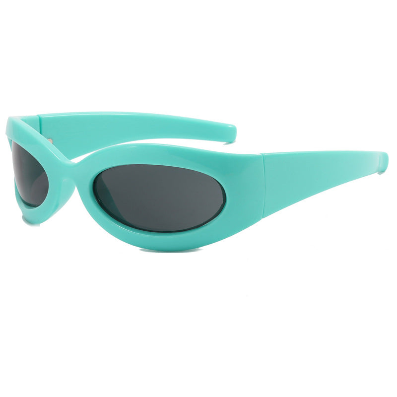 Wholesale Small Frame UV Protection Sports PC Sunglasses